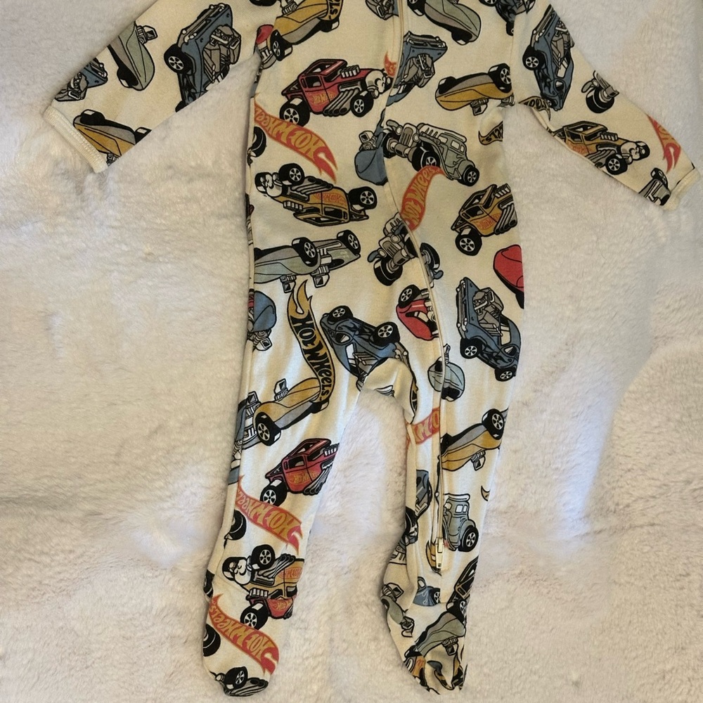 Hot Wheels Footie Pajamas